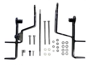 Replace your Scout’s stock forward control pegs with a more comfortable option - floorboards! Klock Werks Floorboard Mounting Kit for Scout uses the stock mounting locations and installs easily to allow you to add Indian Chieftain floorboards. Floorboards allow you to adjust your feet for comfort and preferred riding position. Center of installed floorboard is 6 3/4" back from the stock foot peg. No need to relocate rear brake master cylinder. Chieftain floorboards sold separately at your local Indian dealership. Necessary hardware is included.