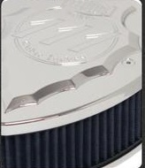 Performance, Style, Tradition.. Show all three with Lloyd'z new Indian Arrowhead Airbox! The Arrowhead Airbox is offered in either Chrome or Black Powdercoat with Contrast-Cut, and the filter elements are offered in Red, Black, or Natural Un-dyed. We're currently seeing gains of 5-6 HP with the installation of the airbox alone, and 8-10 HP when used in conjunction with our Performance Slip-ons.