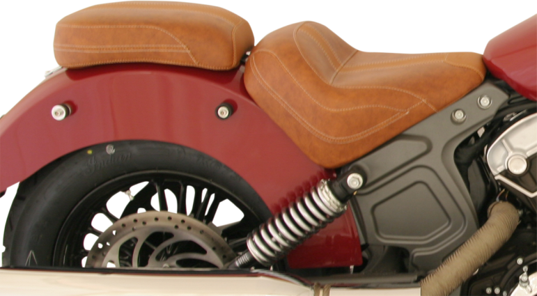 Indian Motorcycle Passenger Seat Black or Brown Mustang Scout Indian