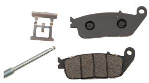 Rear Brake Pad Set for 2 Piston Caliper 2203679 Spring Pin Retainer Insulator 2014- 2024
