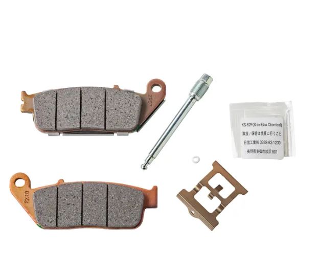 Rear Brake Pad Set for 2 Piston Caliper 2203679 Spring Pin Retainer Insulator 08 - 17 