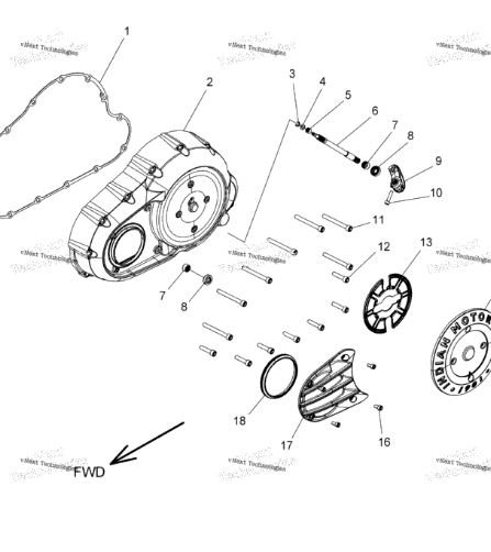 Indian 5415433 / 5416059 Access Hole Seal OEM Replacement 