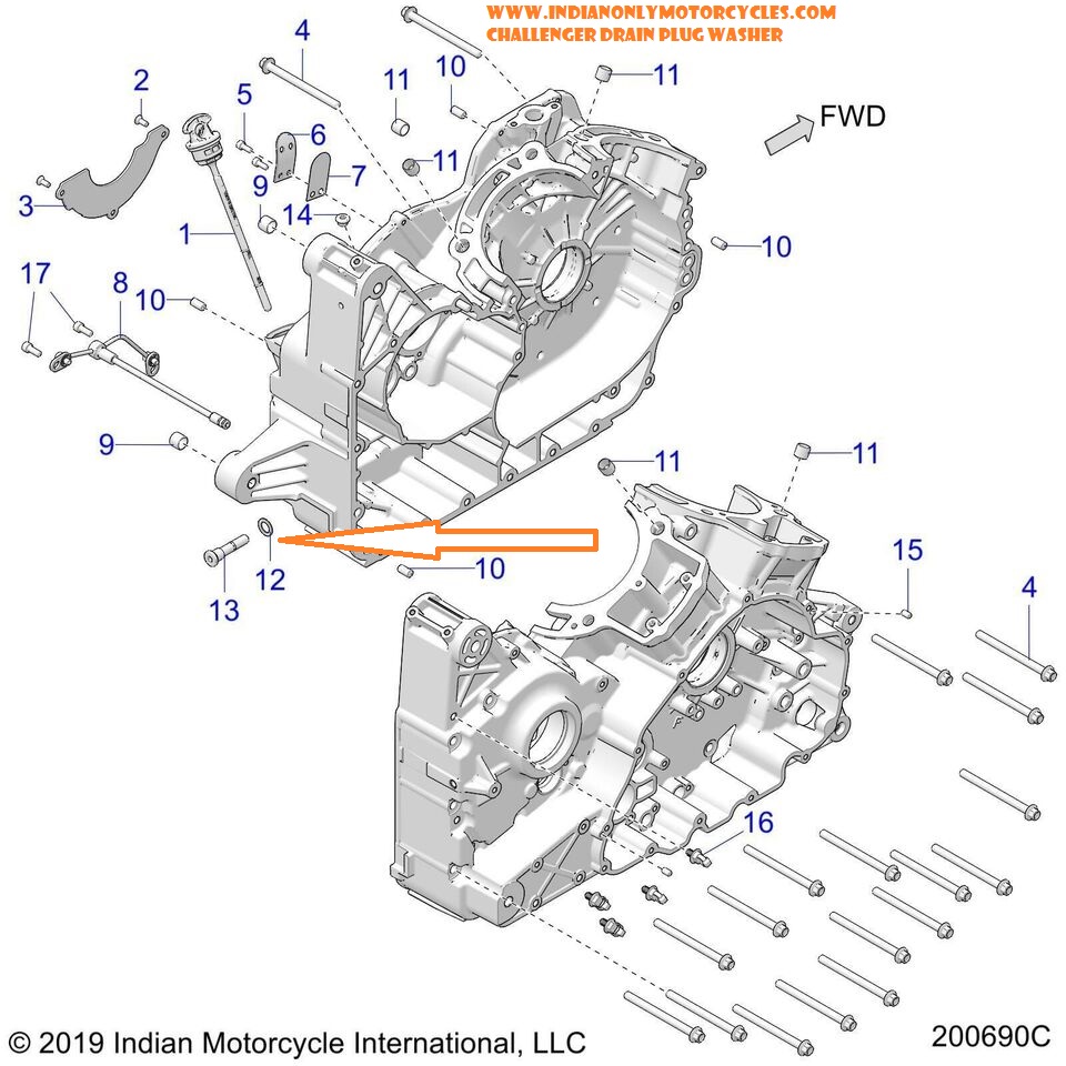 thumbnail image 2 of Mack Threaded Dual O-Ring Drain Plug – New Old Stock – 3309-SD5AEK 2 of 4