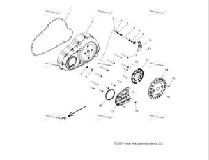 5813857 indian primary gasket