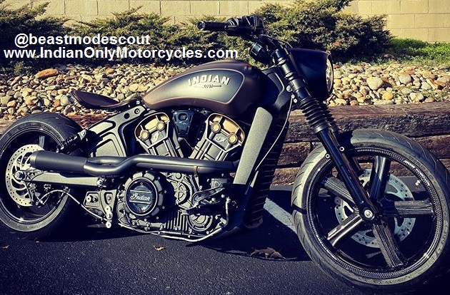 Indian Scout Bobber @beastmodescout 