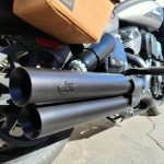 These are the mufflers you've been looking for. Full Stainless Steel construction for durability and longevity. Baffling packed with Stainless steel wool that doesn't break down like the fiberglass packing used in other mufflers so you won't need to repack them for a long time if ever. Made with only the finest quality materials right here in the USA. No expenses spared in the construction and design. Not only do they sound killer, they also perform. More high end power without losing that low end grunt. A deep and powerful sound at idle will make you think your bike doubled in cc's, a tame controlled growl at cruise that your ear's and your friends will appreciate on long rides but when you want to be heard, you're heard. Sold as a set Nearly a 50% weight reduction over the factory mufflers. Rampage Quiet Baffles sold separately. For the most up to date lead times, please check our Lead Times page. Emissions Notice: Dean Speed exhaust systems and slip-on mufflers are legal for sale and use on U.S. EPA and California pollution controlled motorcycles not originally equipped with a catalyst in the exhaust system. In addition Dean Speed slip-on mufflers are legal for sale and use on U.S. EPA and California pollution controlled motorcycles that have the catalyst located in the header pipes upstream of the muffler. Removing a catalytic converter from a pollution-controlled motorcycle is considered tampering and can lead to substantial fines and penalties. Unless otherwise noted additional Dean Speed components shown are restricted to closed course competition use only. Exhaust Noise Disclaimer: Unless noted, Dean Speed exhaust components do not meet U.S. EPA noise standards and may be restricted to closed course competition use. Check local noise ordinances before use. Rampage mufflers: Not legal for sale or use on 2009 model year California touring motorcycles and all 2010 model year touring motorcycles. These models contain a catalyst in the head pipe and removing the catalyst from a highway motorcycle is a violation of pollution control laws. *Check that all hardware is tight before riding with your newly installed parts. *Thread lock is recommended