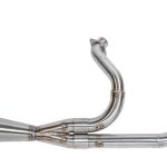 Designed with performance and additional ground clearance in mind while offering a custom look and a powerful sound. All pipes are made with mandrel bent, aircraft quality 304 stainless steel featuring a hand-formed merge collector that allows for precise flow performance. Available in Brushed, Jet-Hot Ceramic Coated Black, and Mirror Polished 10HP and 9TQ increase over stock 32lbs weight savings over stock: stock 42lb/ Sawicki 10lb. 1 ¾" primaries stepped to 2" Rear primary tucked in tight away from the rider’s leg. Comes with mounting hardware, brackets, and spring puller. Accepts 18mm sensor for aftermarket tuners (12mm reducers are included) Limited Lifetime Warranty Made in the USA Fitments: 2022-2024 Indian Chief, Chief Dark Horse, Chief Bobber, Chief Bobber Dark Horse, Chief Sport, Super Chief, Super Chief Limited, Sport Chief Indian Chief Shorty Part Numbers: 930-01323 // Brushed Stainless with Welded End Cap 930-01321 // Brushed Stainless with Black Billet End Cap 930-01321-CF // Brushed Stainless with Carbon Fiber End Cap 930-01324 // Black Ceramic with Welded End Cap 930-01322 // Black Ceramic with Black Billet End Cap 930-01322-CF // Black Ceramic with Carbon Fiber End Cap 930-01043 // Mirror Polished with Welded End Cap 930-01042 // Mirror Polished with Black Billet End Cap 930-01042-CF // Mirror Polished with Carbon Fiber End Cap