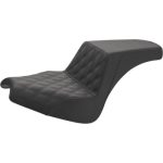 Front Lattice Stitch/Rear Smooth - Black - Chief