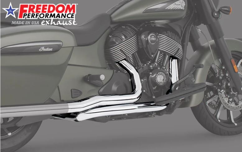 *Shipping to the USA & Canada ONLY!!! EXCLUDING CALIFORNIA CLOSED COURSE COMPETITION ONLY - CAT DELETE FEATURES & BENEFITS • The world's only 5-step Indian 2-into-1 performance exhaust system • Race versions have exclusive 2-step removable baffle 2 1/2” to 3” with quiet baffle available • 1 3/4" headers and 220º 16 gauge heavy duty full coverage 2 1/2" heat shields • 4.5” Diameter Slash-Cut & Straight End-Caps with a rolled edge that mounts slash up or slash down • O2 ports provided for early models • Complete with mounting hardware and brackets • Multiple End-Caps available • Interchangeable baffles • Acoustic packing for deep throaty sound • Bolt-on performance and low-end torque • Complete with mounting hardware and brackets Includes the 4" Cone Cover, connects 2.5” Indian header to 4” & 4.5” Slip-on. What is Special Order? "Special Order" signifies that they are built when ordered, with a standard 4-6 week estimate, if not sooner. *Shipping to the USA & Canada ONLY!!! EXCLUDING CALIFORNIA