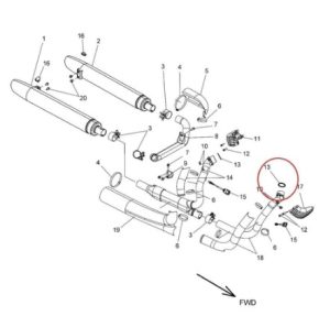 Replace a worn out or missing Exhaust Gasket on your Victory motorcycle with genuine OEM Victory Polaris parts from Witchdoctors. Check fitment tab for correct fitment. This part can be found on the schematic diagram, location number 13. Please note, the schematic image shown is for the 2013 Indian International,LLC. See the fitment for other models this part fits. This is the round OEM exhaust gasket that goes between the cylinder head and exhaust pipe.