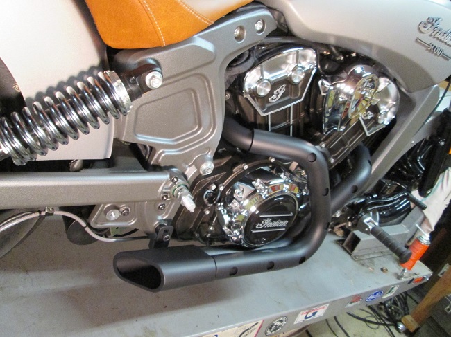 Indian Motorcycle Accessories Scout Exhaust Mayhem 2014 and up