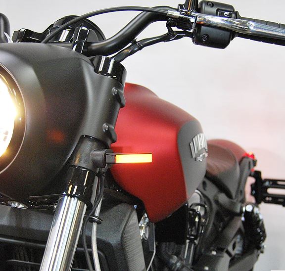 INDIAN SCOUT BOBBER FRONT TURN SIGNALS (2018-PRESENT)