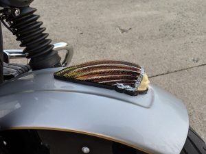 Warbonnet installed on Indian Scout with Amber Led