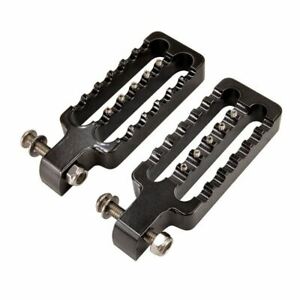 CNC-machined billet aluminum rider pegs with replaceable grip studs in the center of the peg to help keep your feet on the pegs