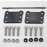 CI-3026 Indian Rider Floorboard Relocation Kit For 2014-2018 Indian Chief & Chieftain Models Equipped with Highway Bars - BLACK - Made in USA