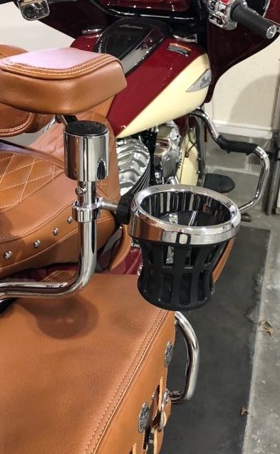 Bring virtually any can, bottle, or cup with you securely and in style with the Ciro Drink Holder. Chrome plated and made from tough neoprene rubber, this drink holder will really stand up to the elements.