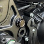 Make: Indian Model: 101 Scout Year: 2025 Remarks: black Country of Manufacture: Germany Engine mount nut cover