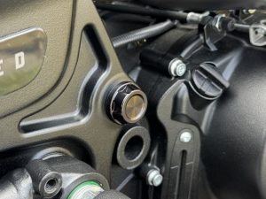 Make: Indian Model: 101 Scout Year: 2025 Remarks: black Country of Manufacture: Germany Engine mount nut cover