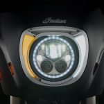 No drilling required White running lights, amber turns signals Available in black or chrome Ghost™ Lens Technology No modifications need for installation Patent Pending Plug-N-Play Lighting Controller for Indian 46019 sold separately