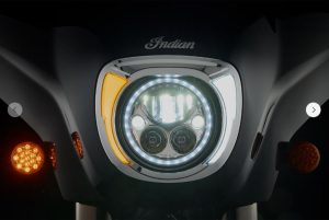 No drilling required White running lights, amber turns signals Available in black or chrome Ghost™ Lens Technology No modifications need for installation Patent Pending Plug-N-Play Lighting Controller for Indian 46019 sold separately