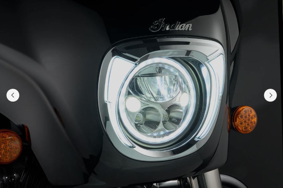  No drilling required White running lights, amber turns signals Available in black or chrome Ghost™ Lens Technology No modifications need for installation Patent Pending Plug-N-Play Lighting Controller for Indian 46019 sold separately