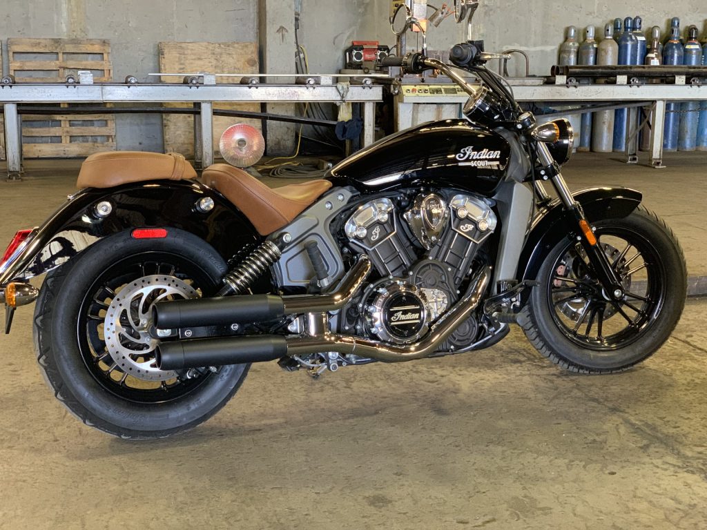 INDIAN SCOUT – SLIP ON MUFFLER, THE VILLAIN IN-105