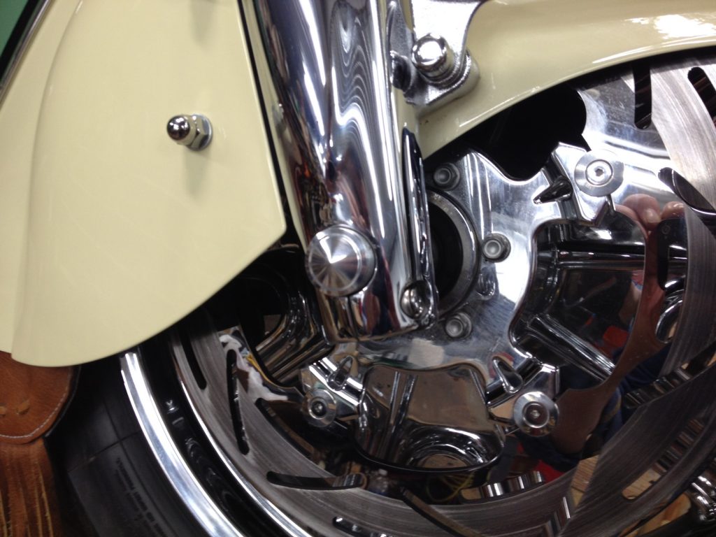 axle cap push in indian motorcycle front axle cover