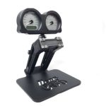 Taller risers offer a better feel and more options but mounting gauges or attachments have always seemed clunky or more of an afterthought. We wanted to make something that with attachments and adaptability in mind. From my time in the military, found the picatinny rail found on almost every rifle these days to be a ubiquitous way to confidently attach accessories to your rifle. It almost came as a no brainer to try to adapt that to other applications. With a Rail front and back on each riser, it offers numerous ways to place your attachments in the perfect spot for you as well as run multiple attachments at the same time. We are planning to offer sing and duel pod gauge mounts for Harley's, Indian ride control display, fxbb digital gauge and even a power vision display mount. These will be released in time. Please let us know what attachments you would like to see first! 1" of additional pull back. come in type 3 hard anodized black for durability and UV protection. Same process used on most receivers fully functional picatinny rail front and back Most Harley use a 3.5" bolt spacing Yamaha bolt and 2022+ Indian Chief use a 100mm bolt spacing. Torque Specs: Riser Bolts: 25 ft lbs Top Clamp: 3.75 ft lbs