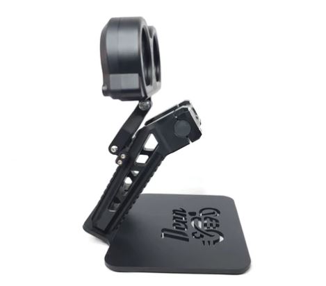 Taller risers offer a better feel and more options but mounting gauges or attachments have always seemed clunky or more of an afterthought. We wanted to make something that with attachments and adaptability in mind. From my time in the military, found the picatinny rail found on almost every rifle these days to be a ubiquitous way to confidently attach accessories to your rifle. It almost came as a no brainer to try to adapt that to other applications. With a Rail front and back on each riser, it offers numerous ways to place your attachments in the perfect spot for you as well as run multiple attachments at the same time. We are planning to offer sing and duel pod gauge mounts for Harley's, Indian ride control display, fxbb digital gauge and even a power vision display mount. These will be released in time. Please let us know what attachments you would like to see first! 1" of additional pull back. come in type 3 hard anodized black for durability and UV protection. Same process used on most receivers fully functional picatinny rail front and back Most Harley use a 3.5" bolt spacing Yamaha bolt and 2022+ Indian Chief use a 100mm bolt spacing. Torque Specs: Riser Bolts: 25 ft lbs Top Clamp: 3.75 ft lbs