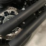 Scout Rampage Black Slip On Exhaust by Dean Speed