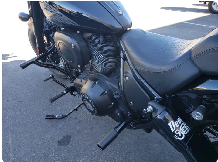 2022+ Indian Chief Rear Sliders / Passenger Foot Rests (sold as a pair)
