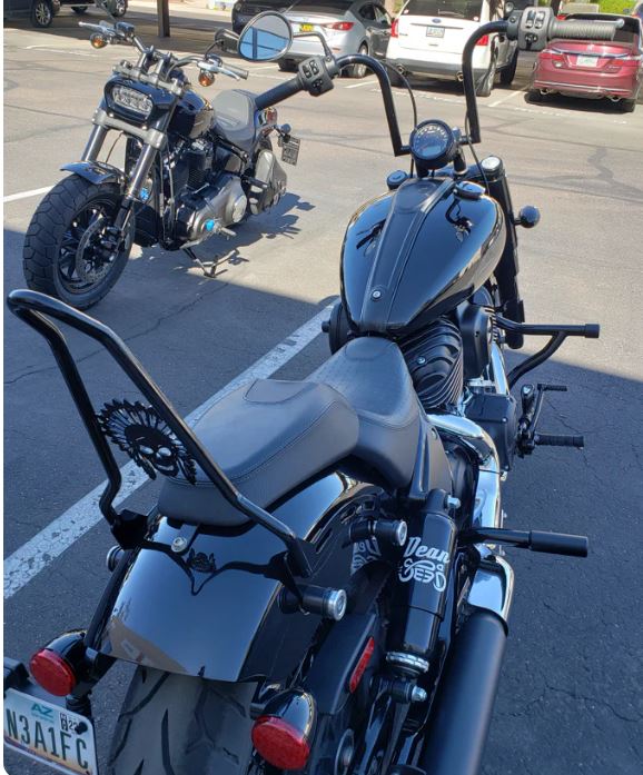 2022+ Indian Chief Rear Sliders / Passenger Foot Rests (sold as a pair)