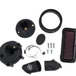 High-strength synthetic polymer backplate Designed to reduce heat transfer to intake air Easy Installation Cooler, denser air allows for more efficient cylinder fill and better performance Includes stock-style washable replacement filter