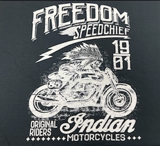 indian motorcycle only shirt freedom speedchief 1901 t-shirt custom new release large small medium xl x-large 2xl 3xl