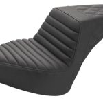 Ultra-Foam unique molding process creates an element-resistant self-skinning process that seals the foam from water and enhances the seat's durability as well as comfort The seat combines a Gel-Core interior and Ultra-Foam that creates a foam that is a perfect balance of rigidity and user compliance The Co-molded Gel-Core is the largest comfort advancement in motorcycle seating Whisper-grain SaddleHyde™ cover Installs easily with all necessary mounting instructions Designed and made in the USA