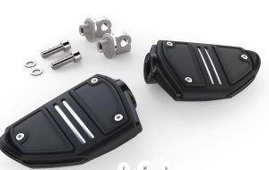 Works anywhere a standard Harley-Davidson footpeg will work For more support and comfort than a footpeg without the bulk of a full floorboard Easy bolt on installation Available in black or chrome Available in 4 mounting styles 18-up Softail passenger only  (61406 & 61426) 18-up Softail rider only (61407 & 61427) H-D Standard male adapter (61405 & 61425) Without any adapter (61400 & 61420) No modification to your motorcycle Adjustable Dimensions: 4 1/2" x 3 1/8" length 3 Year warranty