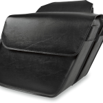 PRODUCT NAME SADDLEBAG MODEL RAPTOR COLOR/FINISH BLACK MATERIAL SYNTHETIC LEATHER SHAPE SLANT HEIGHT 12" WIDTH 14" DEPTH 5-1/2" FEATURES DETACHABLE YOKE CLOSURE QUICK RELEASE / BUCKLE UNITS PAIR