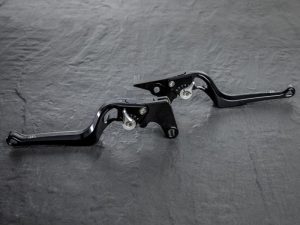 107032-H15-V Clutch Lever 2Stripes, 6x adjustable, wide lever, billet aluminum, IndianSpringfield Dark Horse, Springfield Dark Horse 116